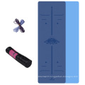 Exercice Prix compétitif Haute densité anti-Tear TPE Custom Pink Yogamat avec sangle de transport